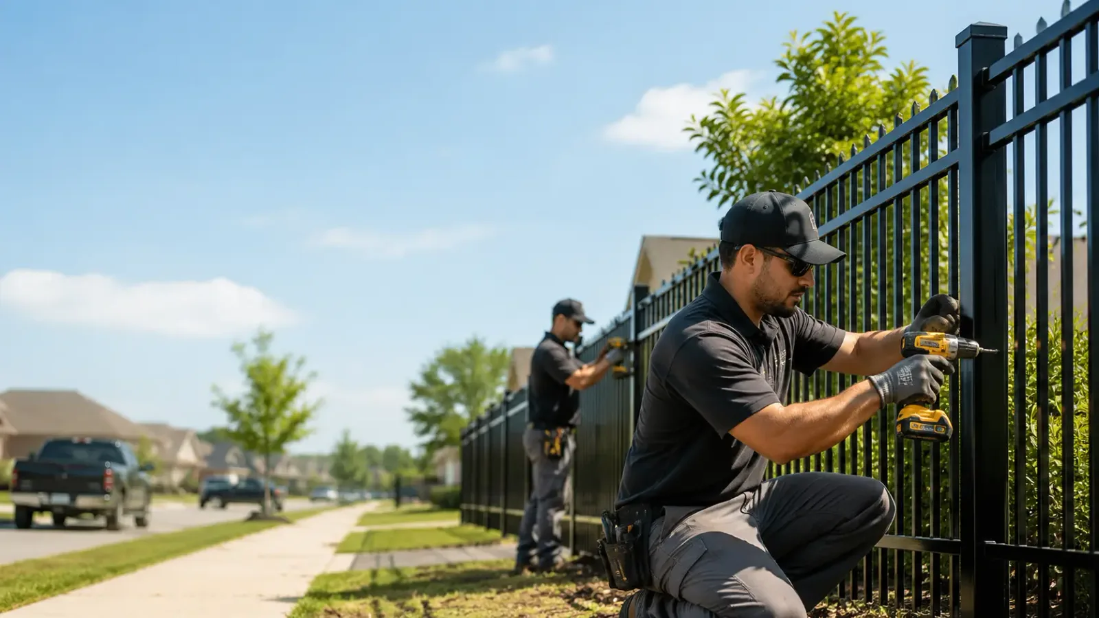 Metal Fence Installation in Carbon Hill, AL